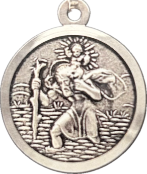 MEDAILLE ST. CHISTOPHORUS 925 Sterlingsilber